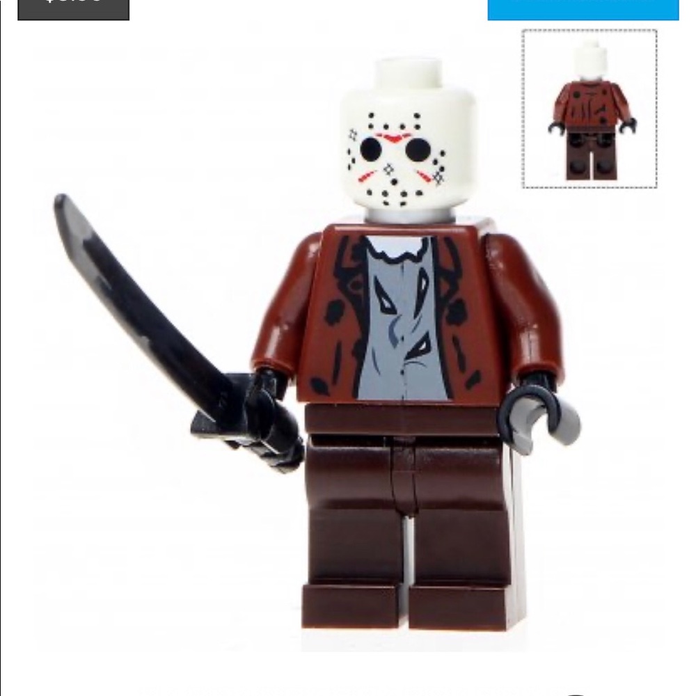 COPY - Horror figure Jason minifigure Lego compatible